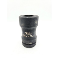 T&E Tools 38mm x 21mm CR-MO 1 Inch x 250mm Drive 3pc Truck Adapter Set