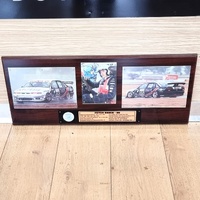 Peter Brock Holden 05 Racing History Limited Edition Plaque COA #08/500