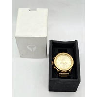 Nixon Simplify The 51-30 Chrono All Gold Stainless Steel Mens Watch
