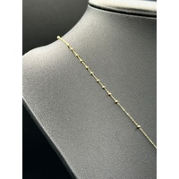 Ladies 9ct Yellow Gold Religious Rosary Chain Necklace