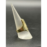 Ladies 9ct Yellow Gold Cubic Zirconia Ring