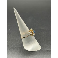 Ladies 18ct Yellow Gold Gemstone Ring
