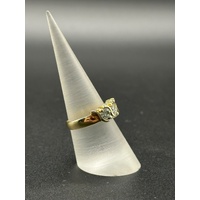 Ladies 14ct Yellow Gold Diamond Ring