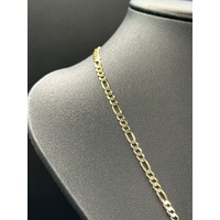 Unisex 9ct Yellow Gold Figaro Link Necklace