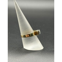 Ladies 18ct Yellow Gold Diamond Ring