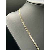 Unisex 9ct Yellow Gold Curb Link Necklace