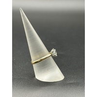 Ladies 18ct Yellow Gold 1.0ct Diamond Solitaire Ring