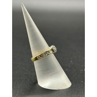 Ladies 18ct Yellow Gold Diamond Cluster Ring