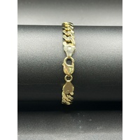 Men’s 18ct Yellow Gold Curb Link Bracelet