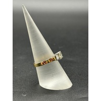 Ladies 18ct Yellow & White Gold Diamond Three-Stone Ring