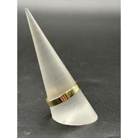 Unisex 9ct Yellow Gold Plain Band Ring