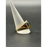 Men’s 9ct Yellow Gold Tiger’s Eye Signet Ring