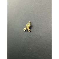 Ladies 9ct Yellow Gold Diamond Pendant 0.01ct