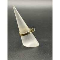 Ladies 18ct Yellow Gold Natural Diamond Ring