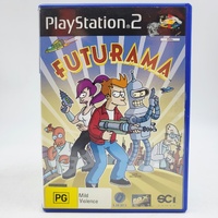 Futurama Sony PlayStation 2 PS2 PAL Game Complete With Manual