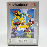 The Simpsons Hit & Run Platinum PS2 PAL Game Complete With Manual