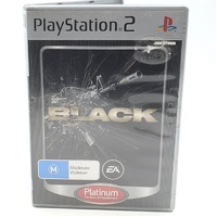 BLACK Platinum Sony PlayStation 2 PS2 PAL Game EA Complete With Manual
