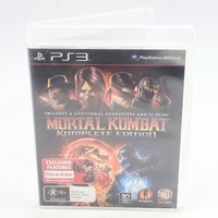 Mortal Kombat Komplete Edition PS3 PAL AU 2013 Complete Manual