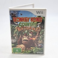 Donkey Kong Country Returns Wii PAL AU 2010 Complete Manual Nintendo