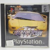 Need for Speed III Hot Pursuit PS1 PlayStation 1 PAL 1998 Manual 