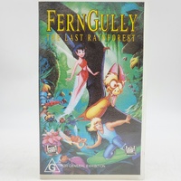 FernGully The Last Rainforest VHS 1992 Animated Family Movie Fox Video