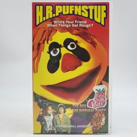 H.R. Pufnstuf 2-Tape VHS Set Birthday Party Box Kite Kaper PAL Australia