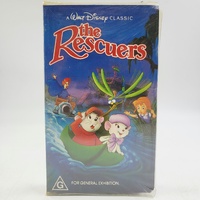 Walt Disney The Rescuers VHS PAL Animated Family Classic Australian Release
