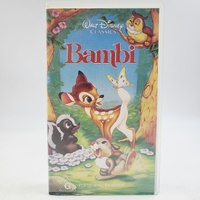 Walt Disney Classics Bambi VHS PAL Australian Release G Rated