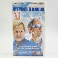 Disney My Favourite Martian VHS Jeff Daniels Christopher Lloyd 1999 PAL PG