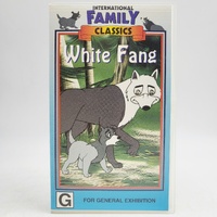 White Fang VHS Video Tape Animated Family Classic Magna Entertainment G