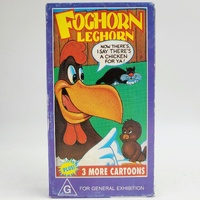 Foghorn Leghorn Plus 3 More Cartoons VHS South Pacific Video Classic Animation