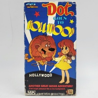Dot Goes to Hollywood VHS 1987 Yoram Gross Australian Animation PAL G