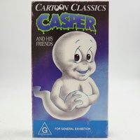 Casper And His Friends Cartoon Classics VHS PAL G Rated Children's Animation