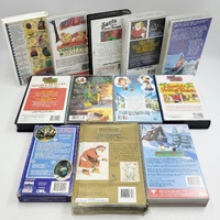 Assorted Christmas VHS Tape Lot Set of 12 Kids Animated Holiday Classics PAL
