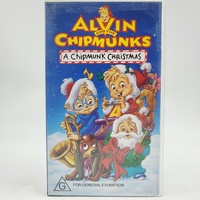 Alvin and the Chipmunks A Chipmunk Christmas VHS Kids Family Animation