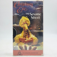 Christmas Eve on Sesame Street VHS PAL