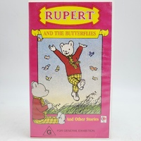 Rupert and the Butterflies & Other Stories VHS PAL 1995 Kids Animation
