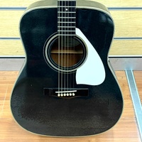 Yamaha FG-425 Vintage 1988 Rare Black Acoustic Guitar Made in Taiwan