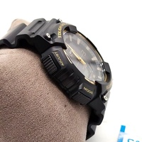 Casio AQS810W-1A3 Tough Solar Analog Digital Mens Watch Black Gold