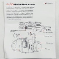 Walkera iLook+ 1080P FPV Camera G-3D 3-Axis Gimbal Controller Bundle