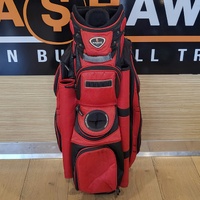 Srixon Tour Special Golf Cart Bag & Shark Travel Cover Red Black