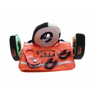 XTM 7 Piece 4WD Recovery Kit 8T Snatch Strap Winch Gear
