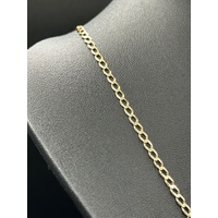 Unisex 9ct Yellow Gold Curb Link Necklace