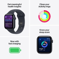 Apple Watch SE 3 44mm GPS Cellular Midnight MEPJ4MP/A Sports Band M/L