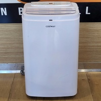 COSTWAY ES10114AU-WH 2.63kW 9000BTU Portable Air Conditioner Window Kit