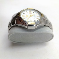 Seiko 5 7S36-02J0 Automatic Two Tone Stainless Steel Watch 23 Jewel Day Date