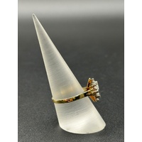 Ladies 18ct Yellow Gold 0.60ct Diamond Ring