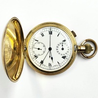 Geneva Watch Case Co Gold Filled Mechanical Hunter Pocket Watch 48mm Non Working