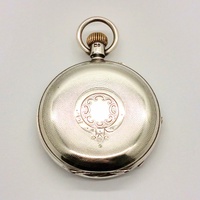 Antique 1904 Caris Bros Sterling Silver Pocket Watch Pre WW1 Working