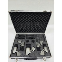 ISK Drum Microphone Kit BDM-1 TDM-1 5pc Snare Tom Bass Mic Set Case